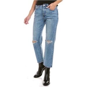 Pistola Charlie High Rise crop Straight Leg distressed size 26